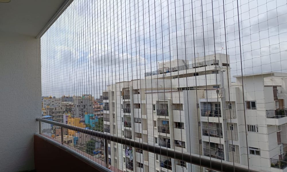 Balcony Safety Grill Installation in Varthur